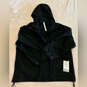 Lululemon Oversized Hooded Rain Jacket size 12